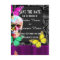 Gothic sugar skull and black save the date
