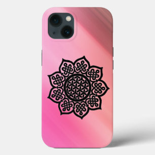 GOTHIC SUN Black Pink Celtic Knots iPhone 13 Case