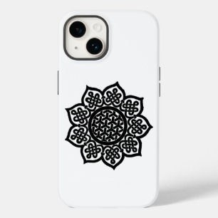 GOTHIC SUN Black White Celtic Knots Case-Mate iPhone 14 Case
