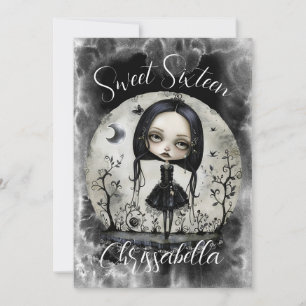 Gothic Sweet Sixteen Birthday Party Invitation