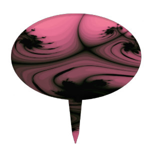 Gothic Swirls Cake Pick