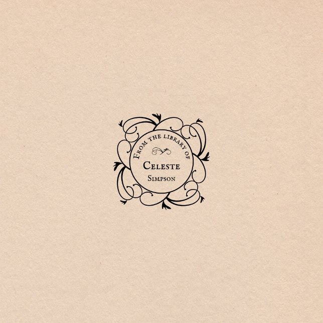 Gothic Swirls | From the library of Personalized Self-inking Stamp (Creator Uploaded)