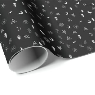 Gothic Symbols Pattern Wrapping Paper