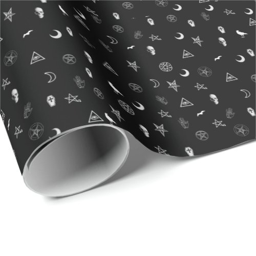Gothic Symbols Pattern  Wrapping Paper