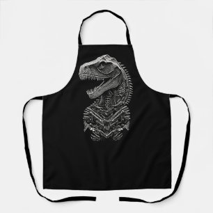 Gothic T-Rex Dinosaur Apron