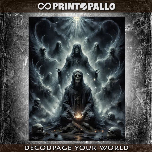 Gothic tale: a master ghost and his disciple tissue paper (Creator Uploaded)