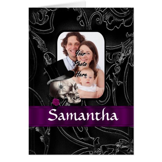 Gothic tattoo skull cards (Front)