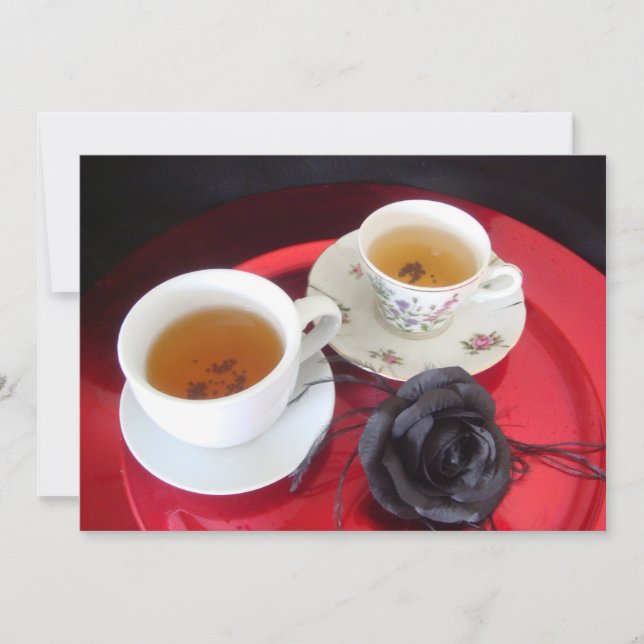 Gothic Tea Party Invitation (Front)
