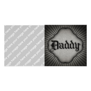 Gothic Text Daddy Card