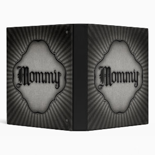 Gothic Text Mommy Binder