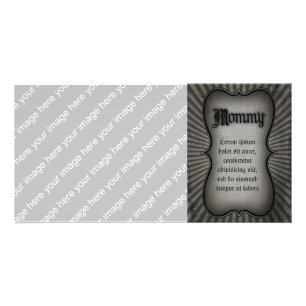 Gothic Text Mommy Card
