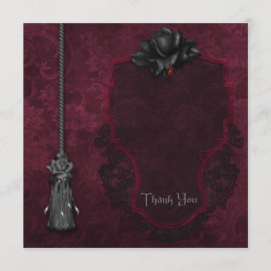 Gothic Thank You Card