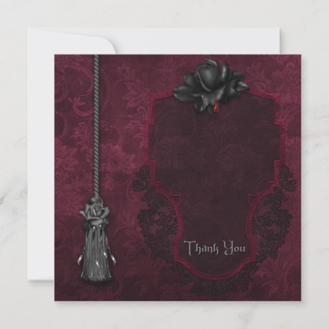 Gothic Thank You Card (Front)