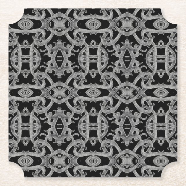 GOTHIC Ticket Paper Coasters (Front)