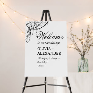 Gothic Till Death Do Us Wedding Sign, Halloween Foam Board