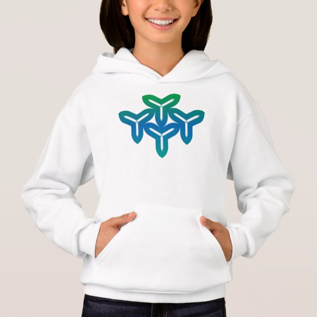 Gothic Tri-blade Hoodie (Front)