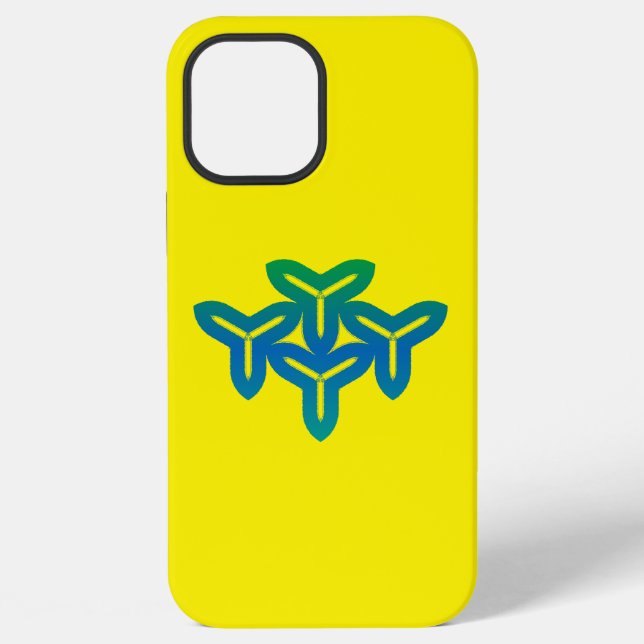 Gothic Tri-blade Iphone Case (Back)