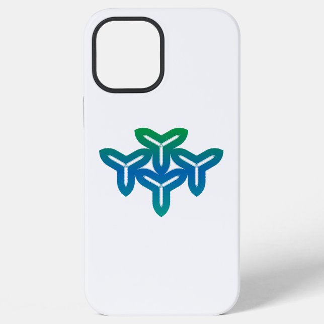 Gothic Tri-blade Iphone Case (Back)