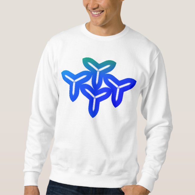 Gothic Tri-blade  Sweatshirt (Front)