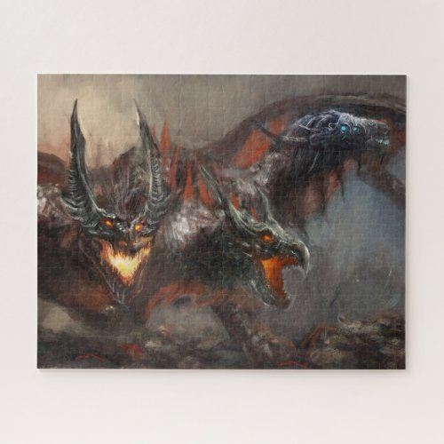 Gothic Triple_Head Dragon 500 Puzzle