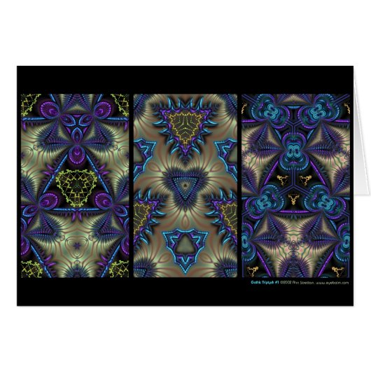 Gothic Triptych #1 Cards (Front Horizontal)