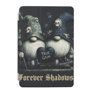 Gothic "True Grim" Gnomes with "Forever Shadows" iPad Mini Cover