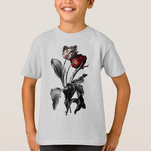 Gothic Tulips T-Shirt (Front)