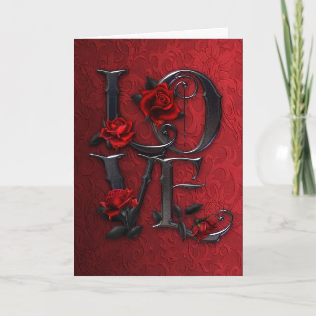 Gothic Valentine Card (Front)