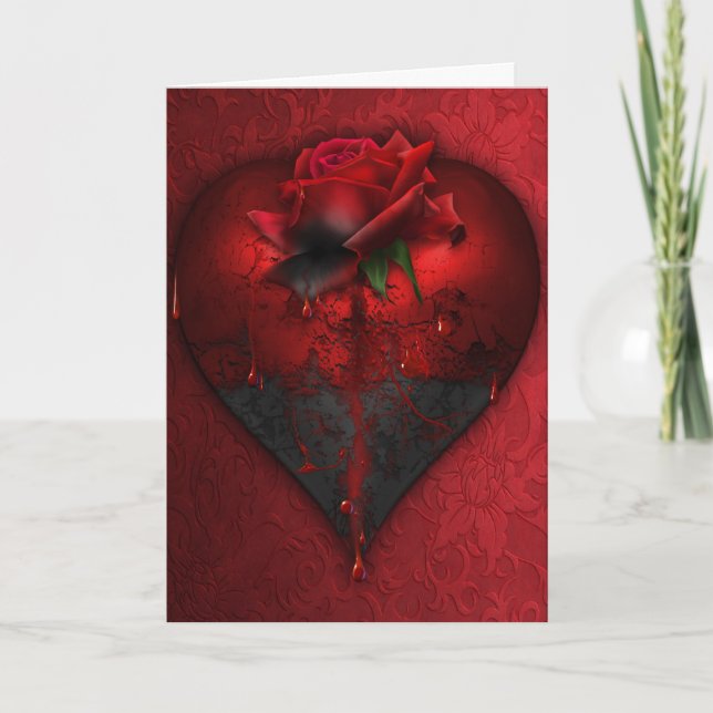 Gothic Valentine Card (Front)
