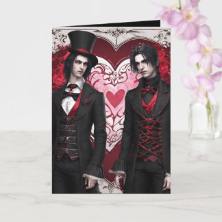 Gothic valentines card