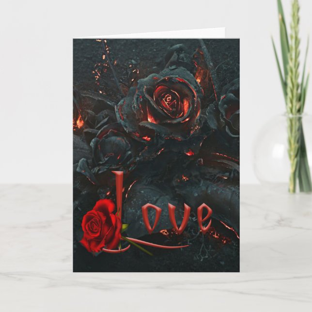 Gothic Valentines Day Card (Front)