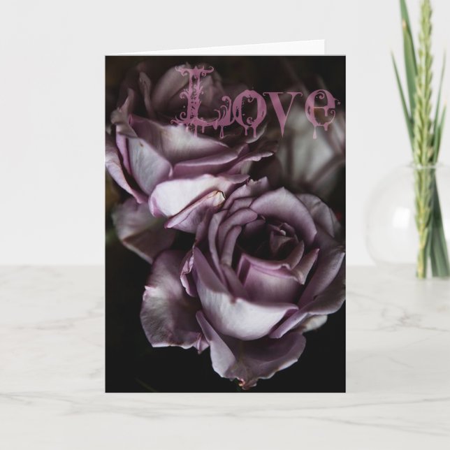 Gothic Valentines Day Card (Front)