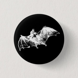 GOTHIC VAMPIRE BAT BUTTON