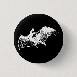 GOTHIC VAMPIRE BAT BUTTON