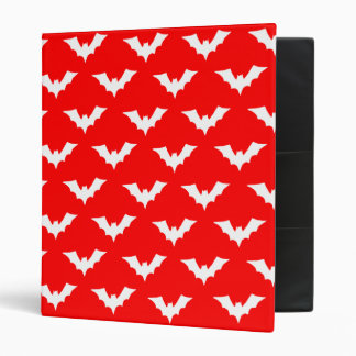 Gothic Vampire Bats 3 Ring Binder