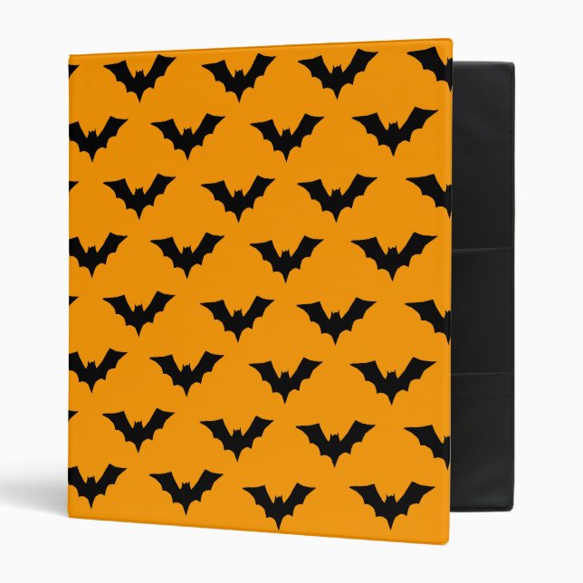 Gothic Vampire Bats 3 Ring Binder (Front/Inside)