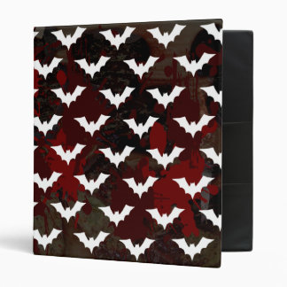 Gothic Vampire Bats 3 Ring Binder