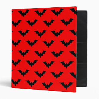 Gothic Vampire Bats 3 Ring Binder