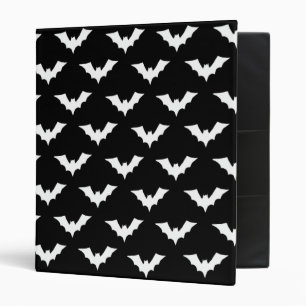 Gothic Vampire Bats 3 Ring Binder