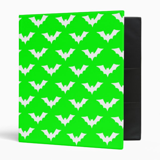Gothic Vampire Bats 3 Ring Binder (Front/Inside)