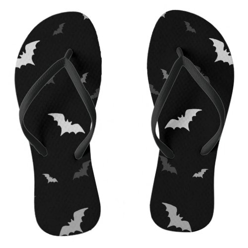  Gothic Vampire Bats Flip Flops