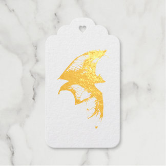 Gothic Vampire Bats Foil Gift Tags
