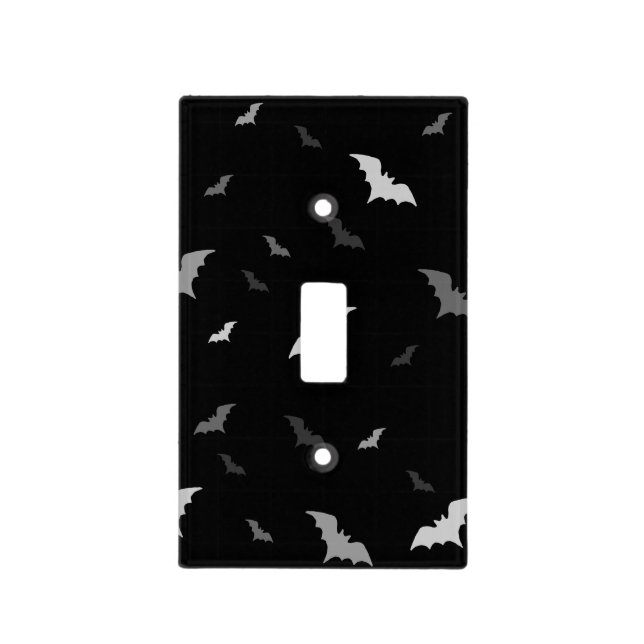 🦇 Gothic Vampire Bats Light Switch Cover (Front)