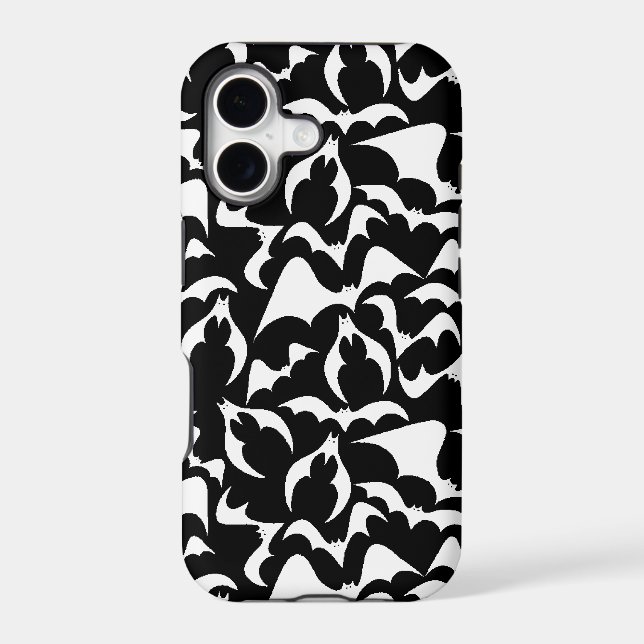 Gothic Vampire Bats Pattern Iphone Case (Back)