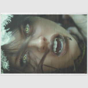 Gothic Vampire Emerald Nightshade Decoupage  Tissue Paper