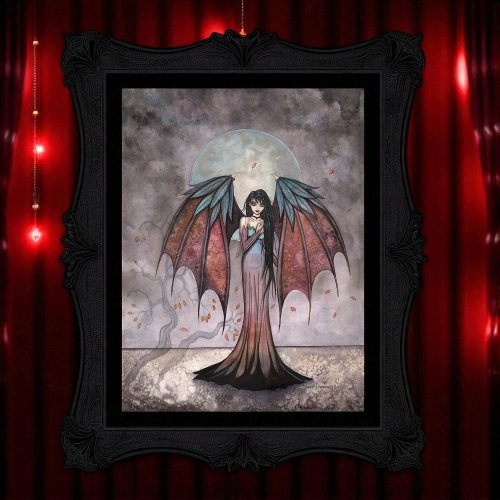 Gothic Vampire Fairy Acrylic Wall Art