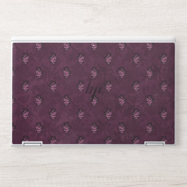 Gothic Vampire Heart HP Laptop Skin (Front)