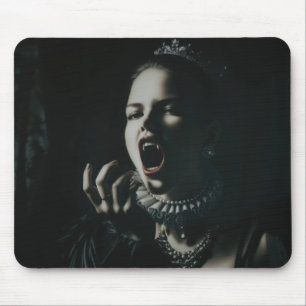 Gothic Vampire Queen Mouse Pad – Dark Fantasy Desk