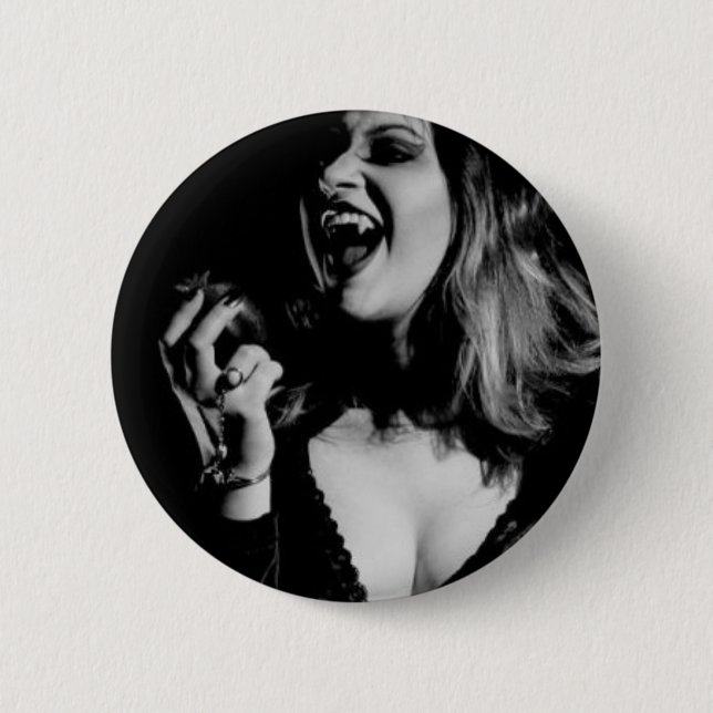 Gothic Vampire the Last Bite Button (Front)