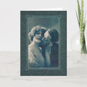 Gothic Vampires in Love - You are Simply Delicious Card